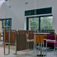 Frameless glass partitioning for Aberystwyth University