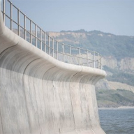 Bespoke stainless steel handrails for flood defence