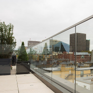 Frameless glass system for 73 Great Peter Street