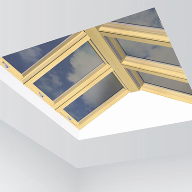 FAKRO EFR flat roof gable system