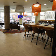 Porcelain floor tiles for Birmingham aparthotel