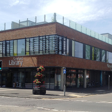 Comar curtain walling & doors for Seaford Library