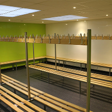 Cloakroom benches for Dereham Neatherd High School