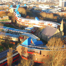 Landmark Byker Wall estate recharged by solar