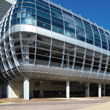 Steel support & glazing panels for Sun Life Stadium