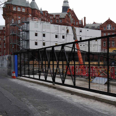 20m SiteGard™ gate at New London Hospital