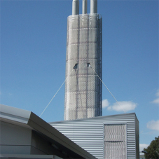 Architectural mesh for Nottingham University Superlab