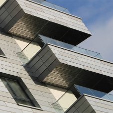 Innovative façade integration at landmark apartments