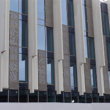 Architectural mesh for Templeman Library