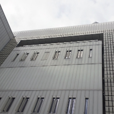 Architectural mesh  for Sainsbury Wellcome Centre