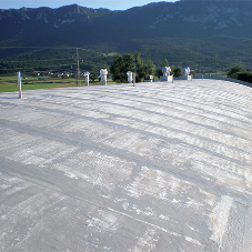 Concrete roof with Aquasmart-PU-2K