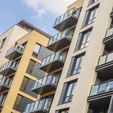 Extra slim cassette balconies in award-winning home