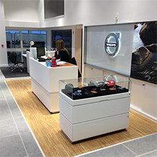 Wood Flooring in Volvo Showrooms