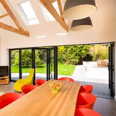 New System 26 Bi-Fold doors from Metal Technology