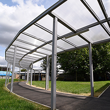 Broxap Canopies at Ashford Park Primary