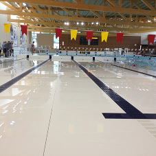 Variopool movable floors & bulkheads in Aquatic Complex