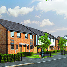 Foundations for Walsall housing development