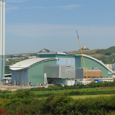 Acoustic louvre system for Cornwall Energy Centre