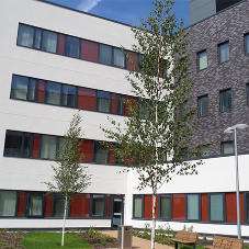 External insulation system for Morriston Hospital