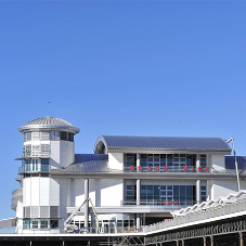 Standing seam metal roofing for Weston Super Mare Pier