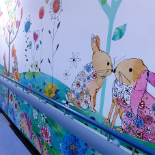 Bespoke illustrations for children’s waiting area