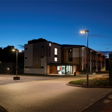 Contemporary car park lighting for Building 329