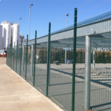 Over 230 metres of fencing secures Dudgeon Wind Farm