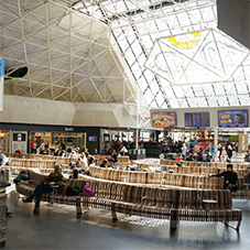 New commercial seating at Keflavik Airport