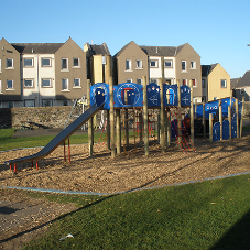 Bespoke commemorative play ship for Shedden Park