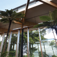 Air-filled pillow roof system for Royal Botanic Garden