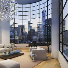 Oak flooring for luxury NYC residential building