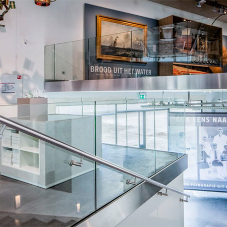 Glass balustrades for Museum Vlaardingen