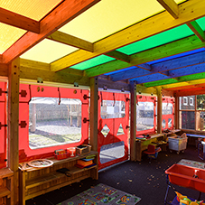 Timber shelter for Windmill Primary School