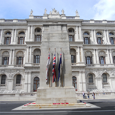 Super-heated steam cleans the Cenotaph