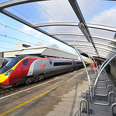 Broxap cycle parking for Virgin Rail