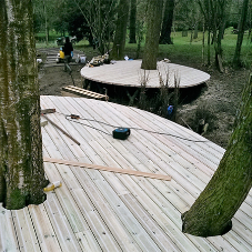 Slip-free play area at Royal Botanic Gardens