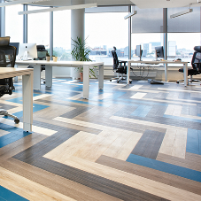 Luxury Vinyl tiles for Toggl head office