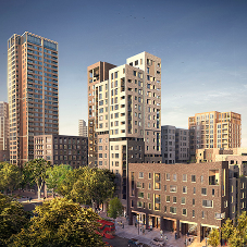 Sustainable glazing at Elephant Park regeneration project