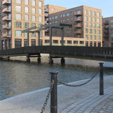 Street furniture for Royal Albert Wharf