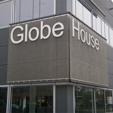 Decorative spiral mesh for Globe House