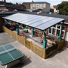 Broxap outdoor classroom for St Patrick's