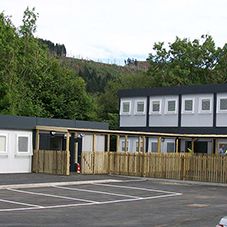 Temporary school building by Elliott Group