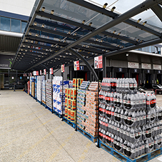 Glazed canopy for JJ Food Services