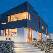 Vanguard rainscreen cladding for sustainable home