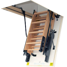 Skylark fully electric foldaway attic stairs