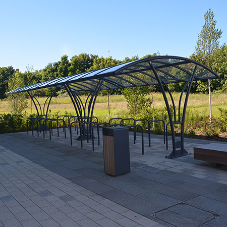 Site furniture elements at Fusion Hive Innovation Centre