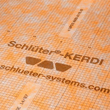 Schlüter®-KERDI: Imprinted gridlines for easier installation