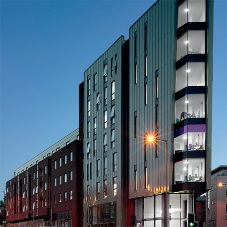 Flame retardant flooring for student housing