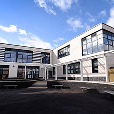 Broxap shelters and seating at South Wales school