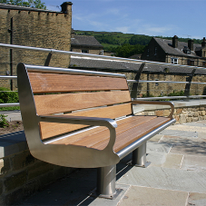 Street furniture elements at St Michaels Church